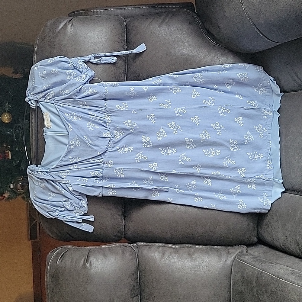 Blue flower dress, size Large, Altar'd State